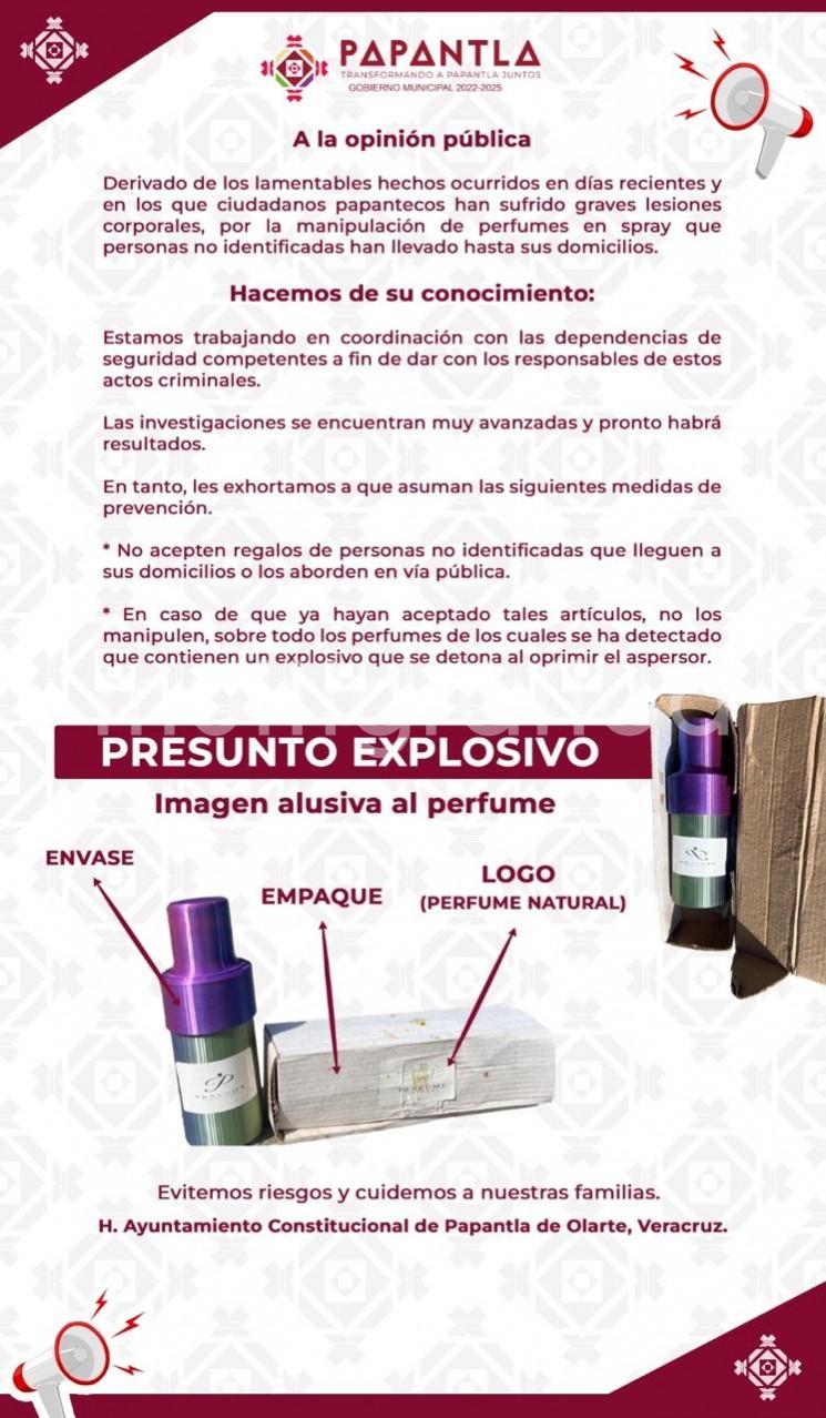 El Ayuntamiento señaló que ya se investigan los hechos y pidió extremar precauciones y no recibir paquetes de desconocidos.